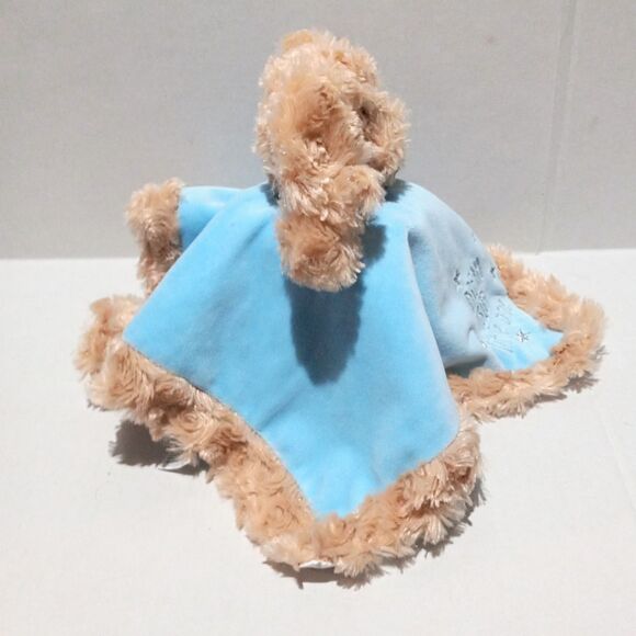 Baby Starters Puppy Security Blanket-Dream Big Little One-Satin Lined-Ratlle-NEW - Picture 4 of 12